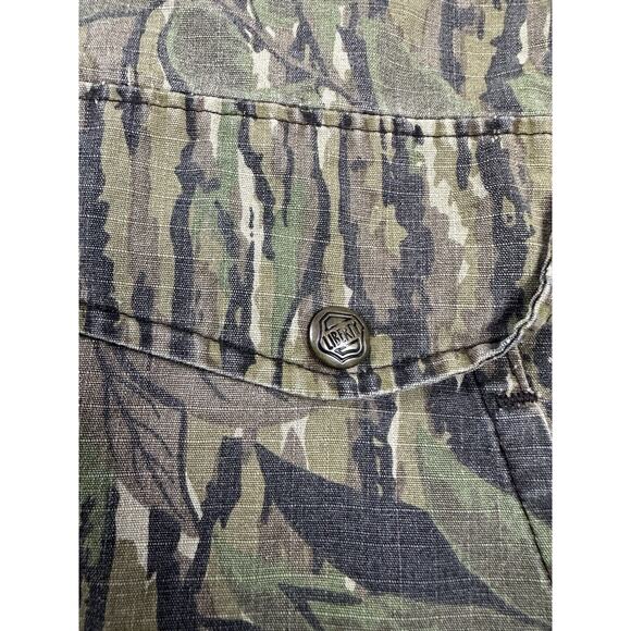 Vintage Sports Afield Liberty Camo Cargo Bomber Hunting Jacket Medium Realtree - Picture 4 of 7